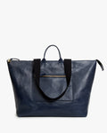 Clare V. Grand Zip Sac – Twilight Navy