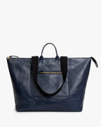Clare V. Grand Zip Sac – Twilight Navy