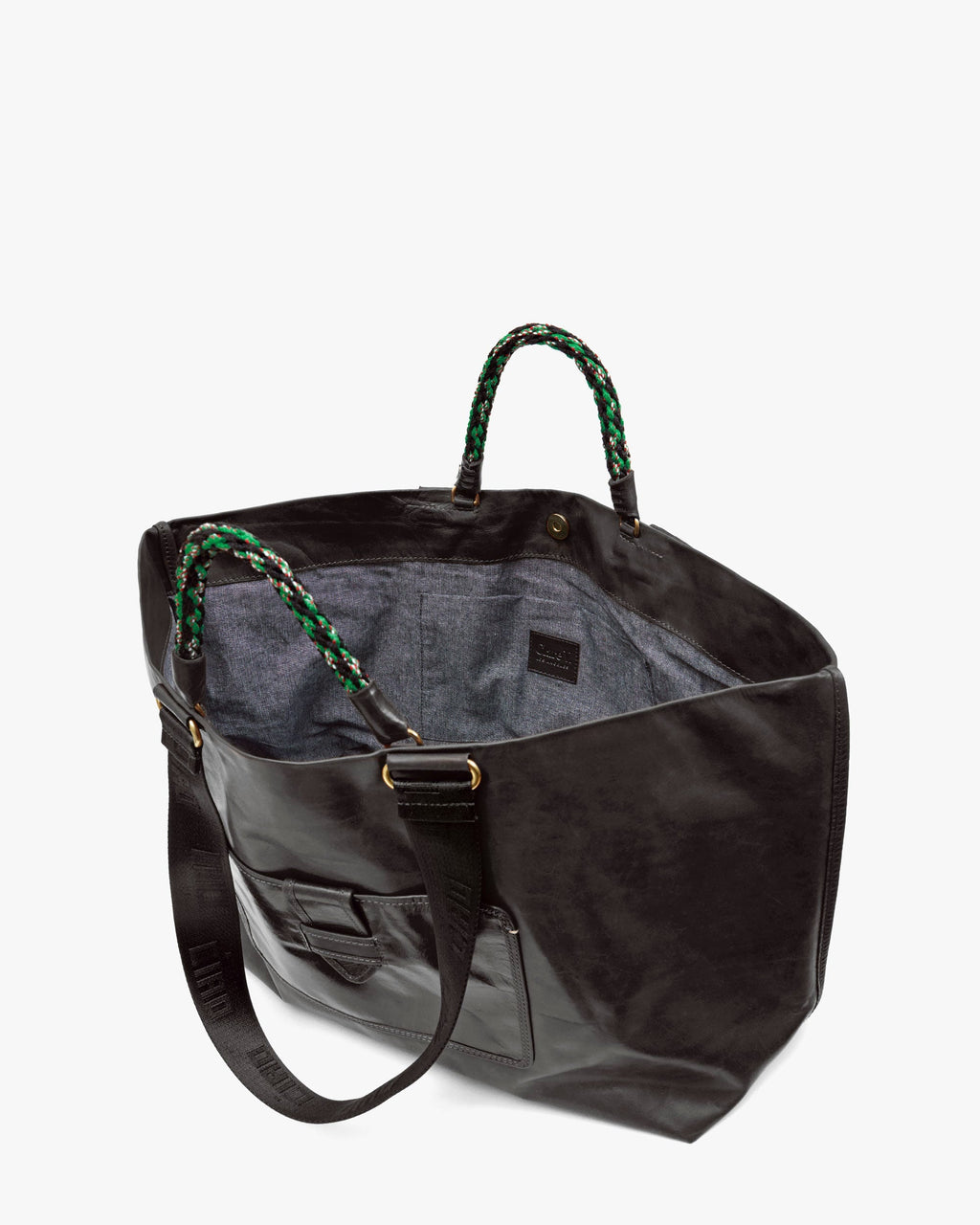 Clare V. Grand Bateau Tote – Black – detail 5