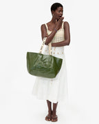 Clare V. Grand Bateau Tote – Army – detail 3