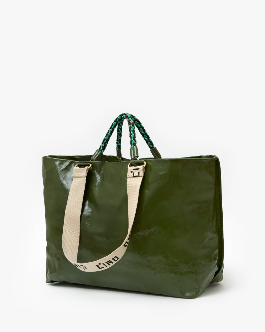 Clare V. Grand Bateau Tote – Army – detail 4