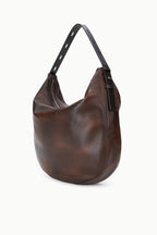 STAUD Levi Hobo Bag – Espresso Distressed – detail 5