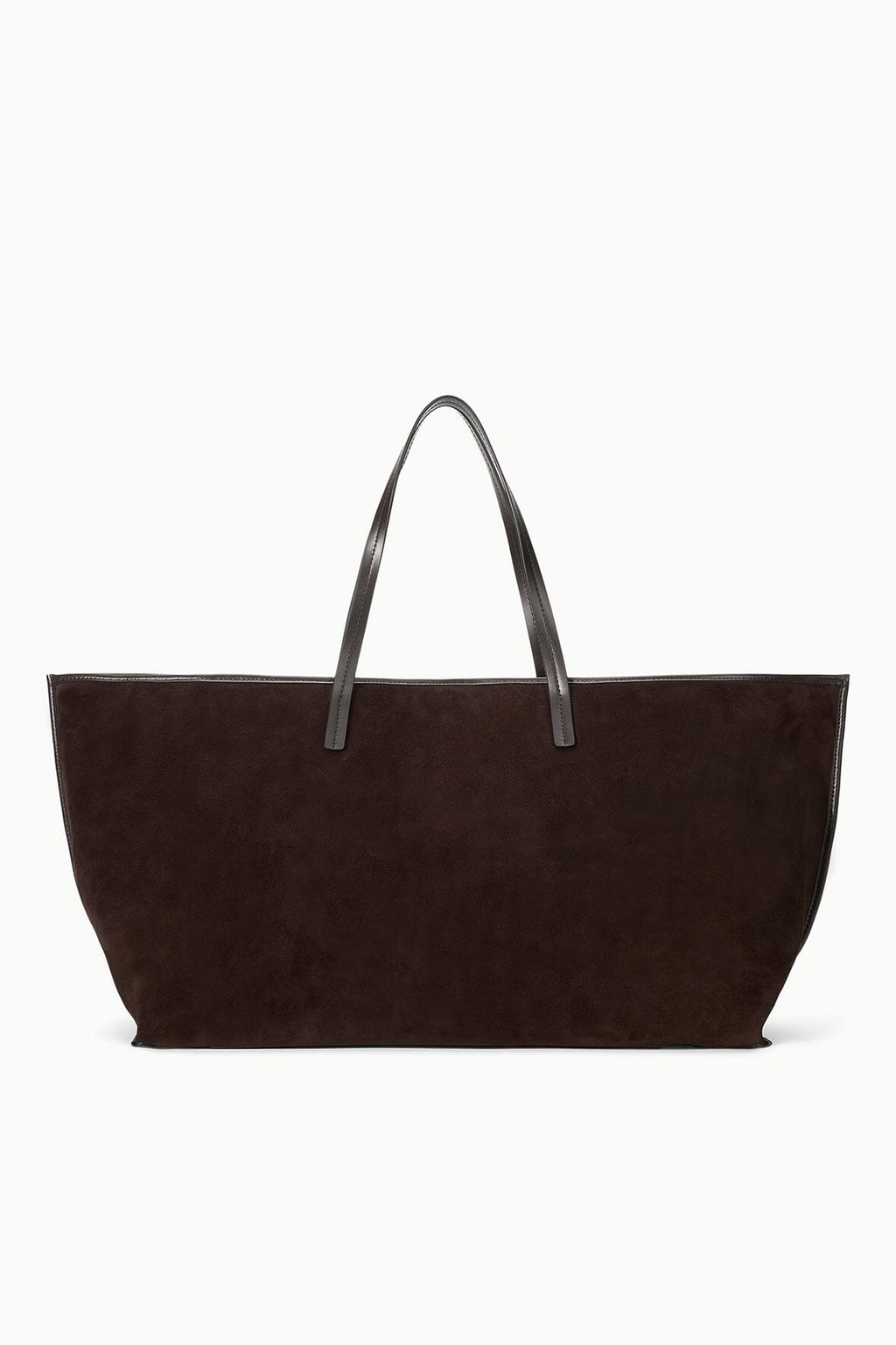 STAUD Christos Large Tote – Espresso Suede