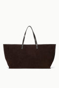 STAUD Christos Large Tote – Espresso Suede