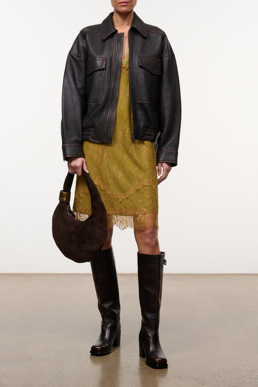 STAUD Noto Cuff Bag – Espresso – detail 4