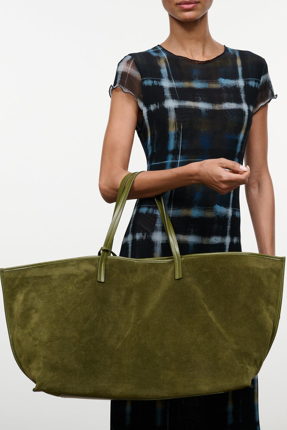 STAUD Christos Large Tote – Martini – detail 3
