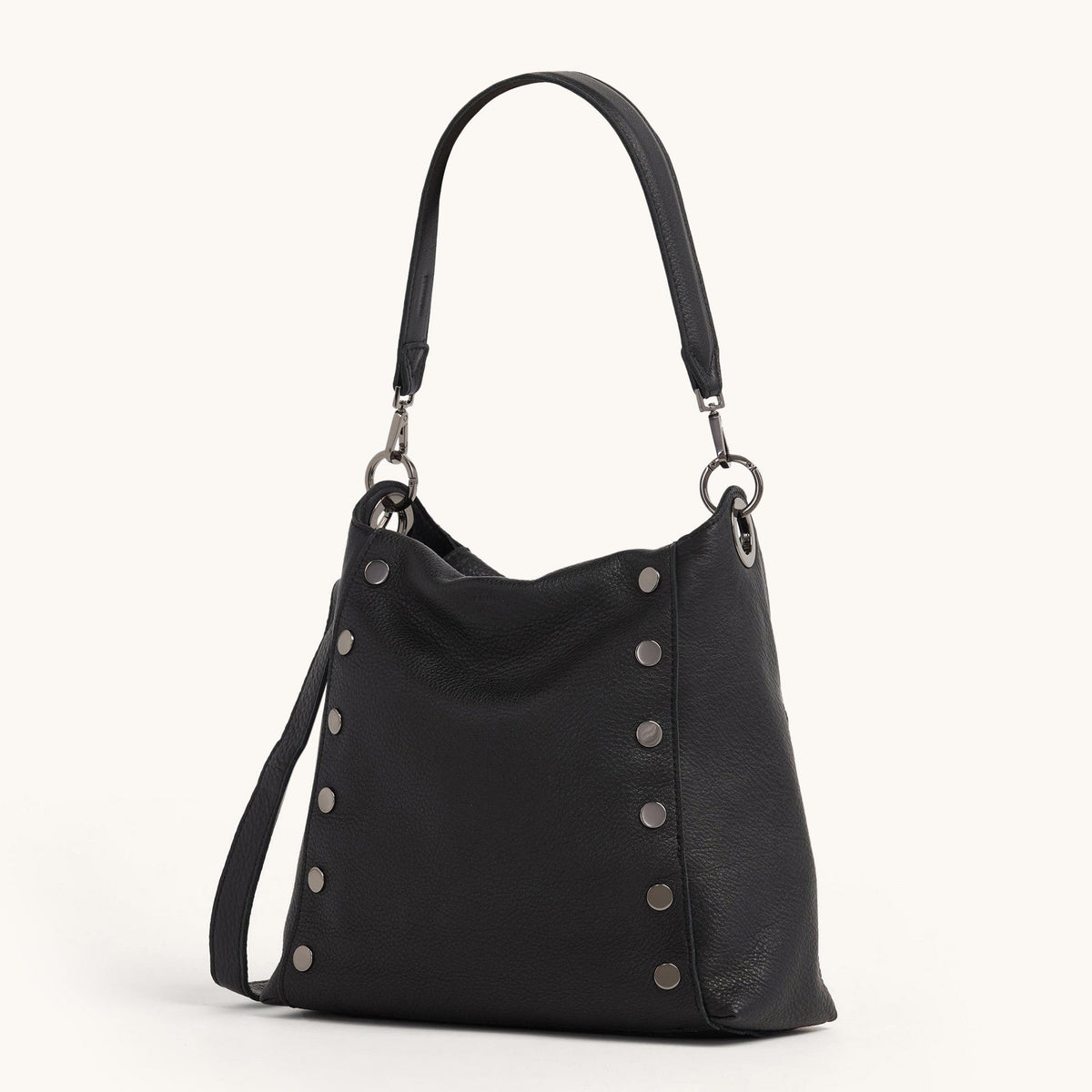 Hammitt Bryant Large Crossbody – Black/Gunmetal – detail 3