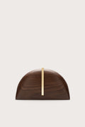 Cult Gaia Laguna Clutch – Walnut