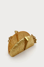 Cult Gaia Laguna Clutch – Gold – detail 4