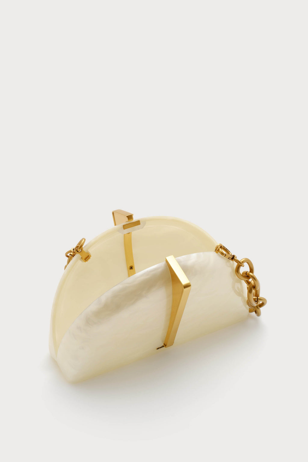 Cult Gaia Laguna Clutch – Ivory – detail 3