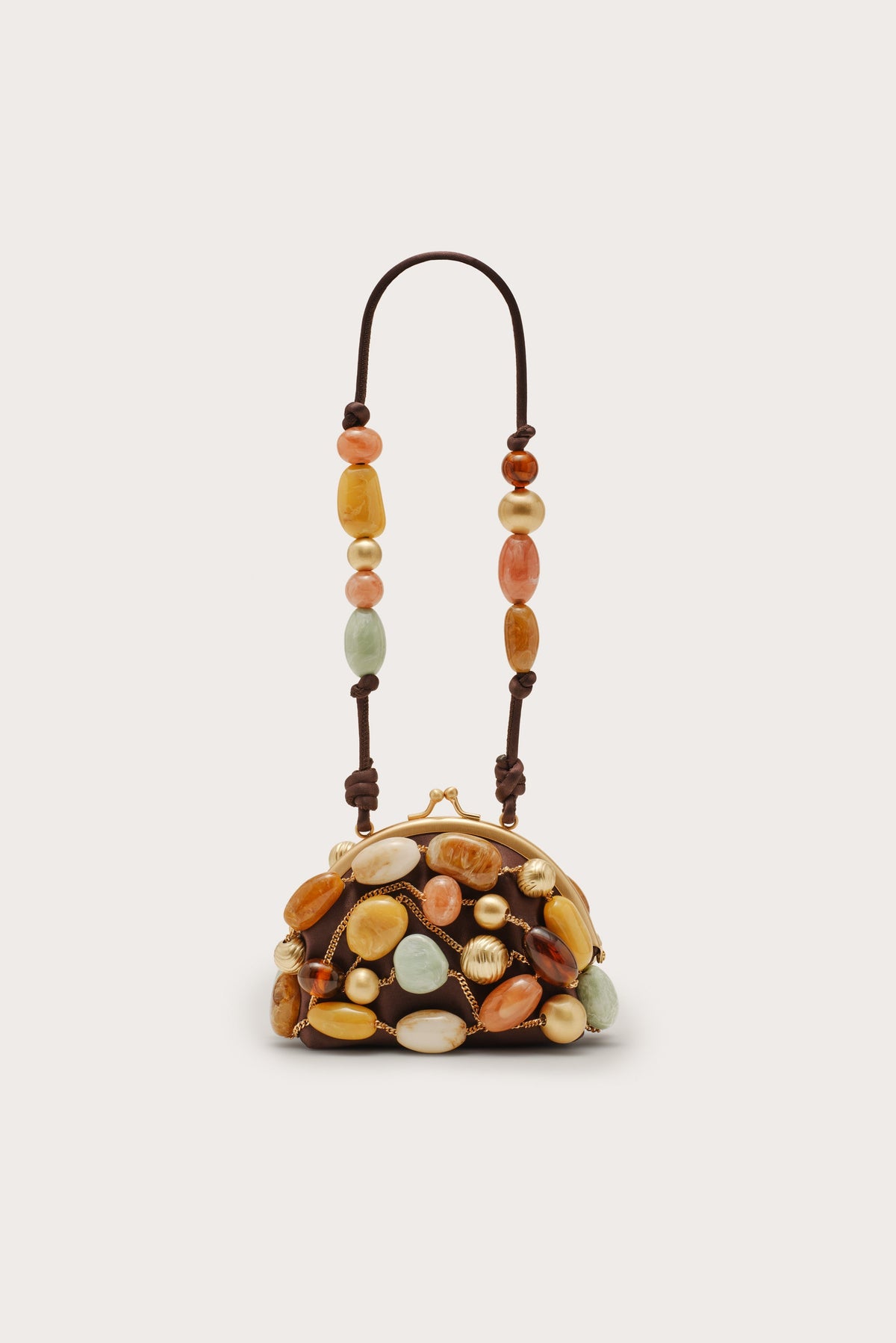 Cult Gaia Mercier Mini Wristlet – Luwak Bauble Multi