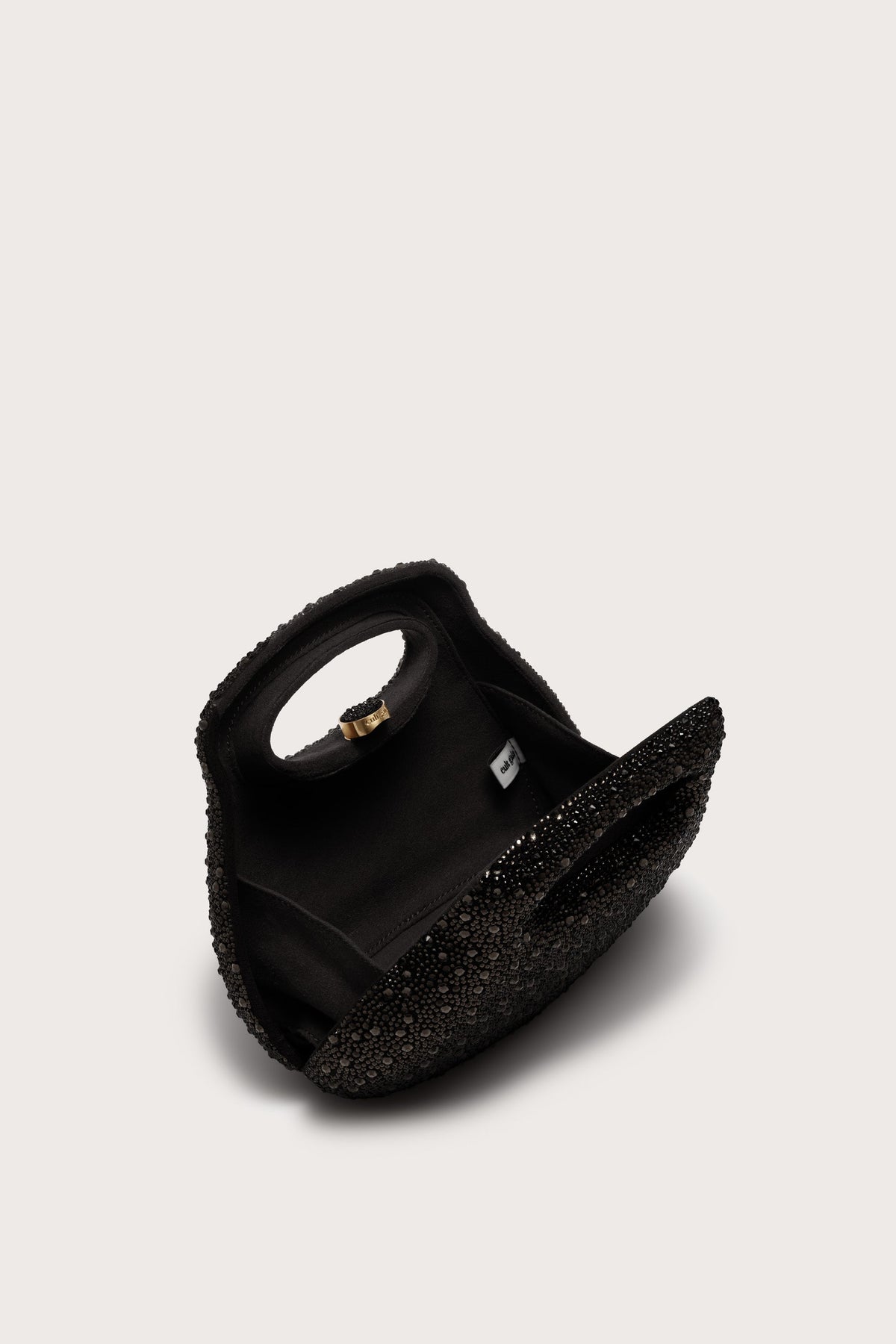 Cult Gaia Mimi Rhinestone Bag – Black Rhinestone – detail 4