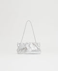 Mansur Gavriel Alba Shoulder Bag – Crinkled Silver
