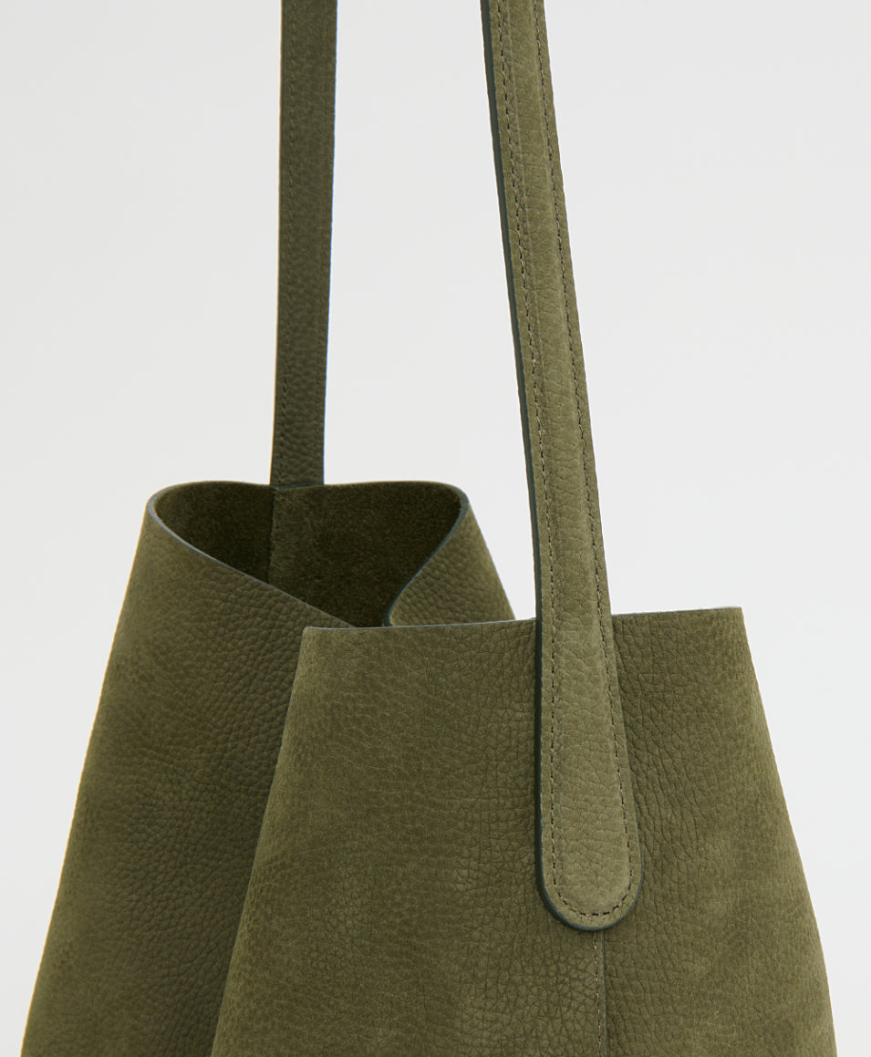 Mansur Gavriel Everyday Cabas – Algae Nubuck – detail 5