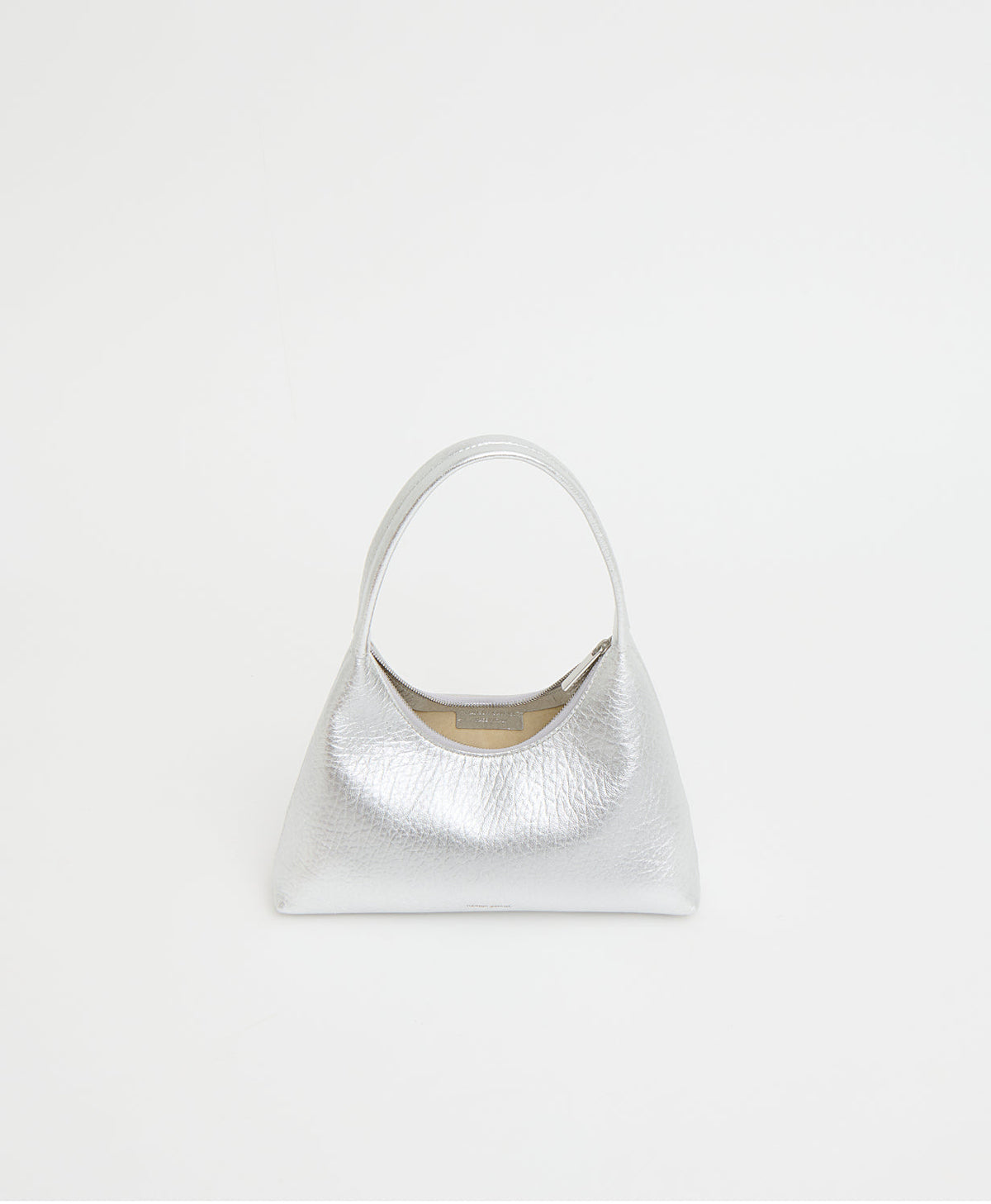 Mansur Gavriel Mini Candy Bag – Tumbled Silver – detail 3