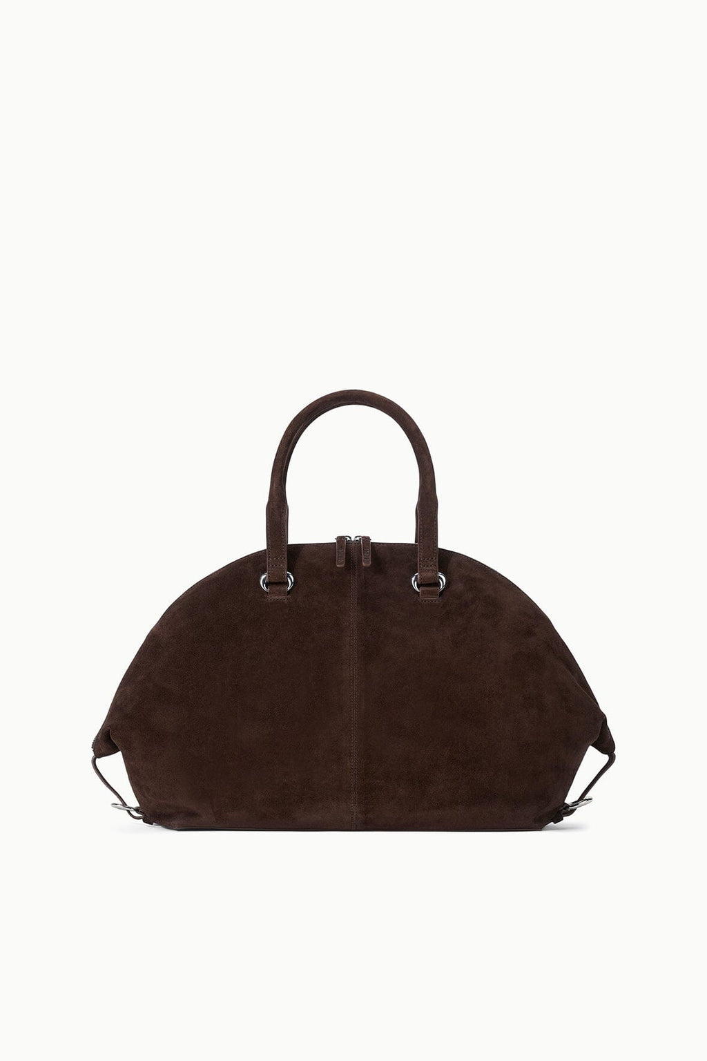 STAUD Hester Satchel – Espresso Suede