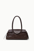 STAUD Maude Shoulder Bag – Espresso Croco