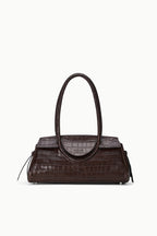 STAUD Maude Shoulder Bag – Espresso Croco