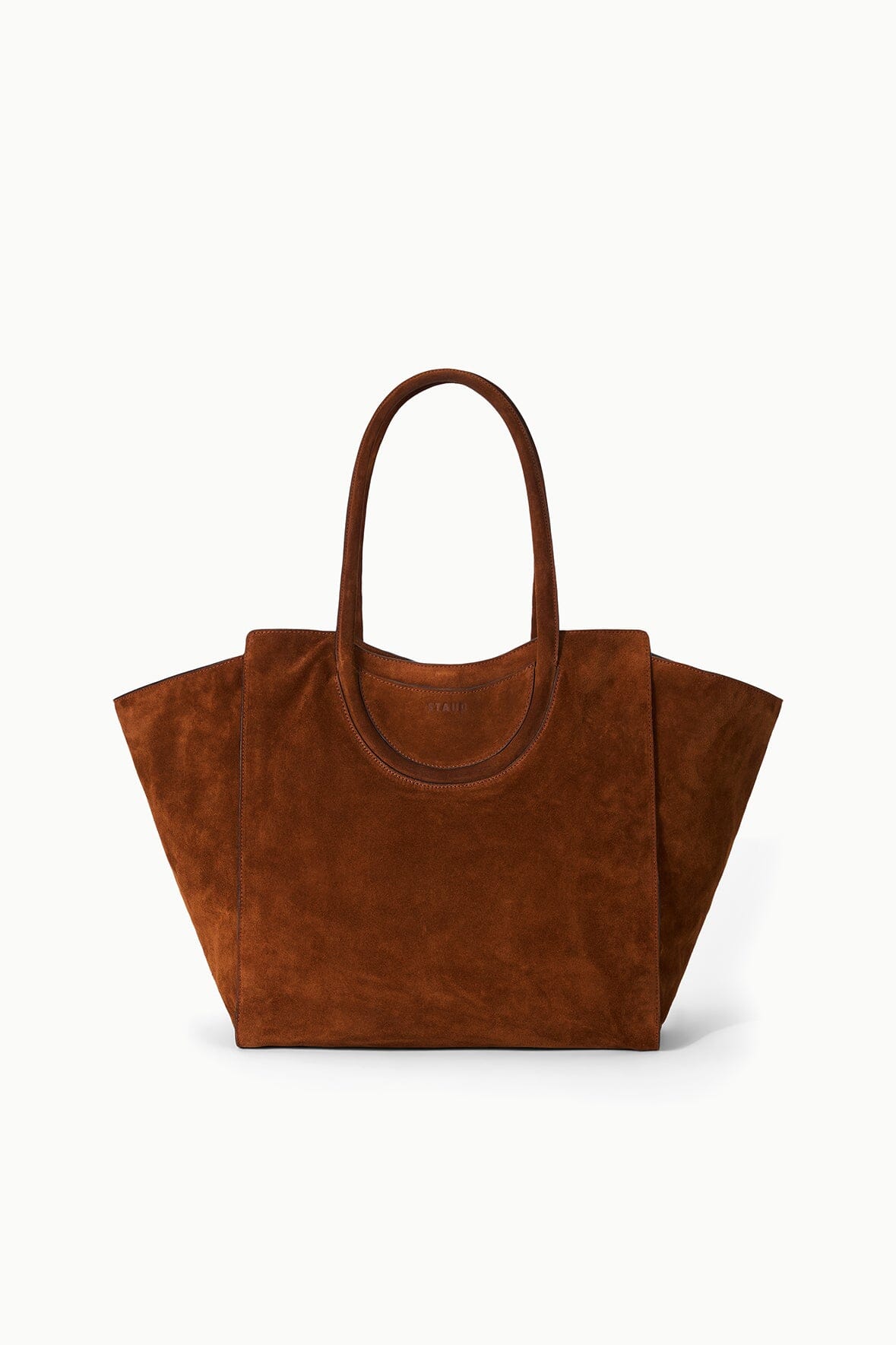 STAUD Maude Tote Bag – Tabac Suede