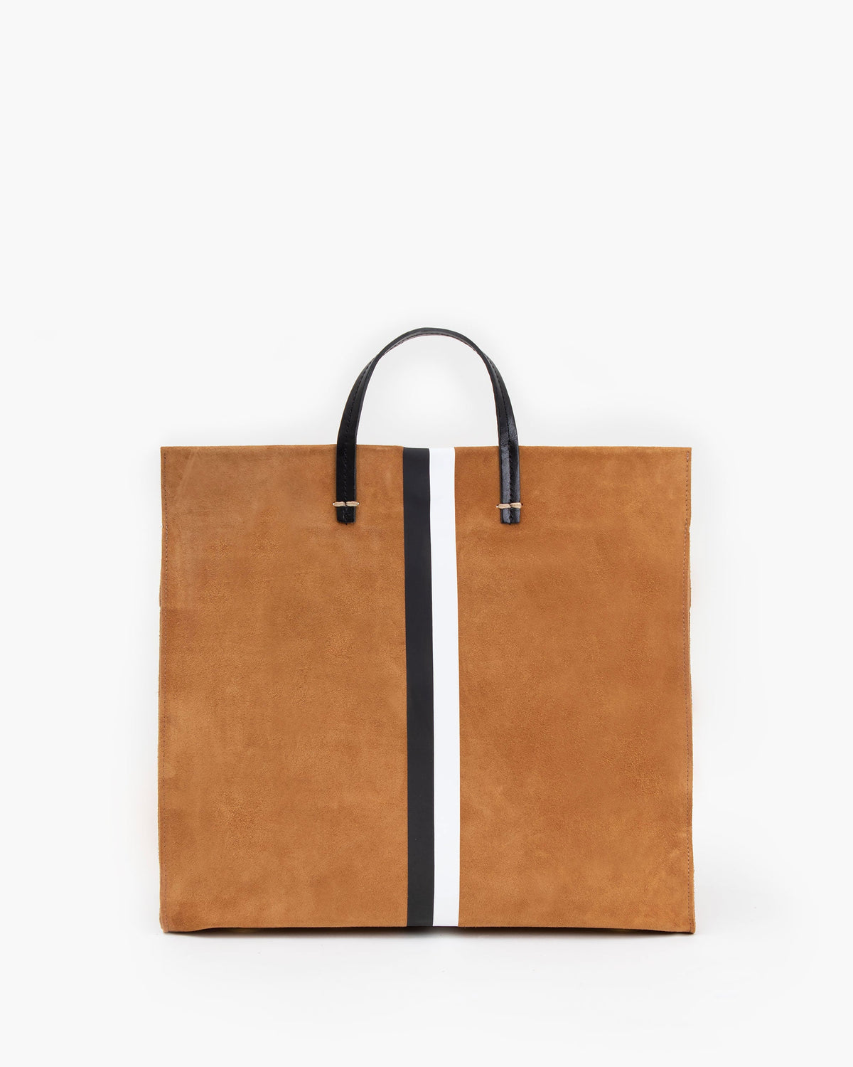 Clare V. Simple Tote – New Camel w/ Stripes
