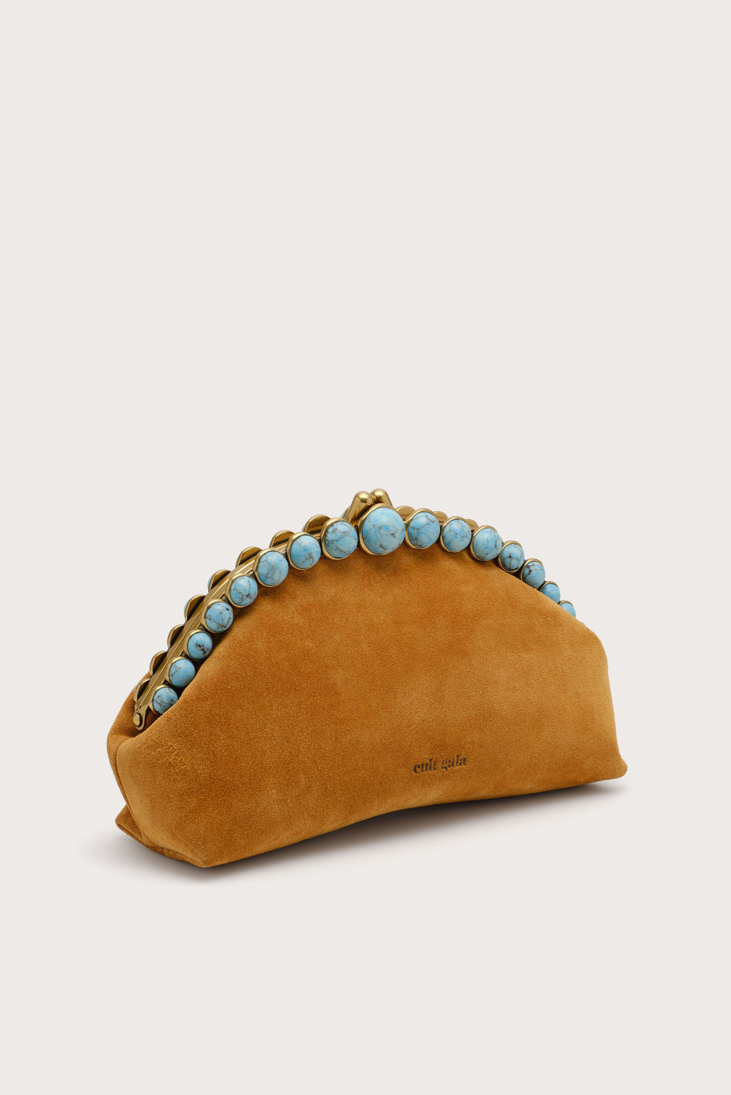 Cult Gaia Una Clutch – Toasted Caramel – detail 3