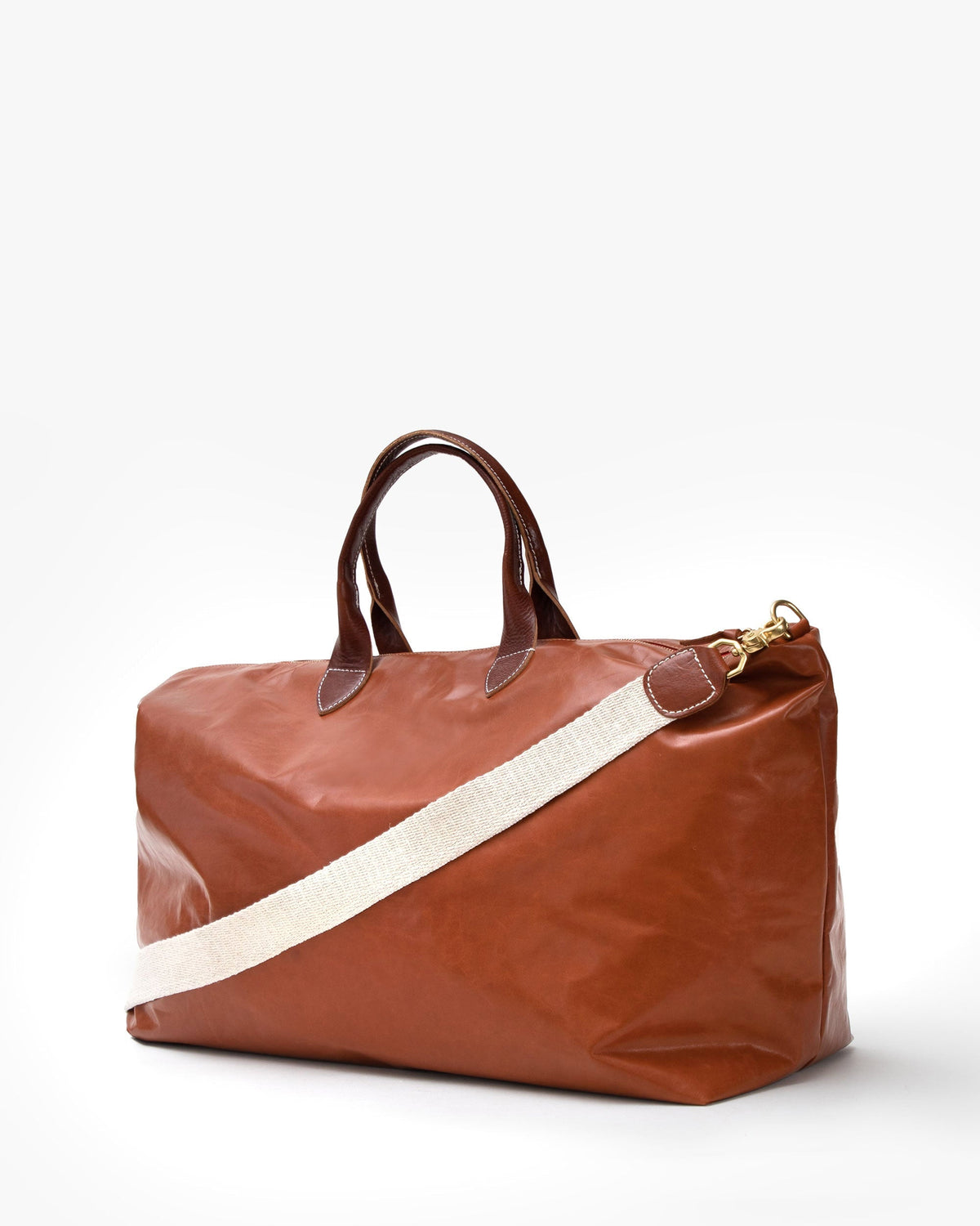 Clare V. Weekender – Camel – detail 5