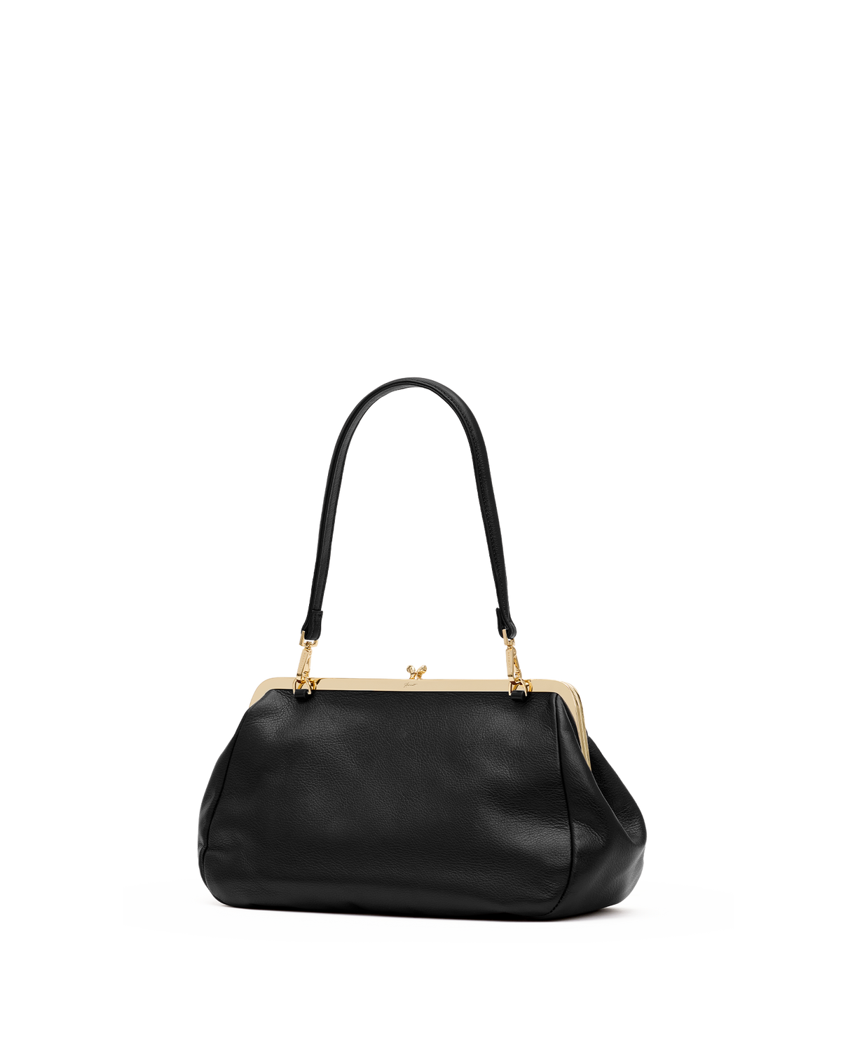 Hammitt Vivienne Large Shoulder Bag – Black/Gold – detail 3