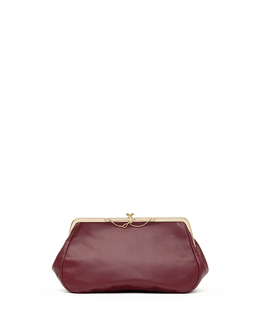 Hammitt Vivienne Large Shoulder Bag – Cherrywood Pebble/Gold – detail 5
