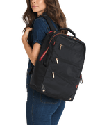 Hammitt Eden Backpack Backpack – Black Nylon/Gold Red Zip – detail 2