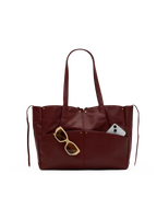Hammitt Meryl Carryall Tote – Cherrywood Pebble/Brushed Gold – detail 4