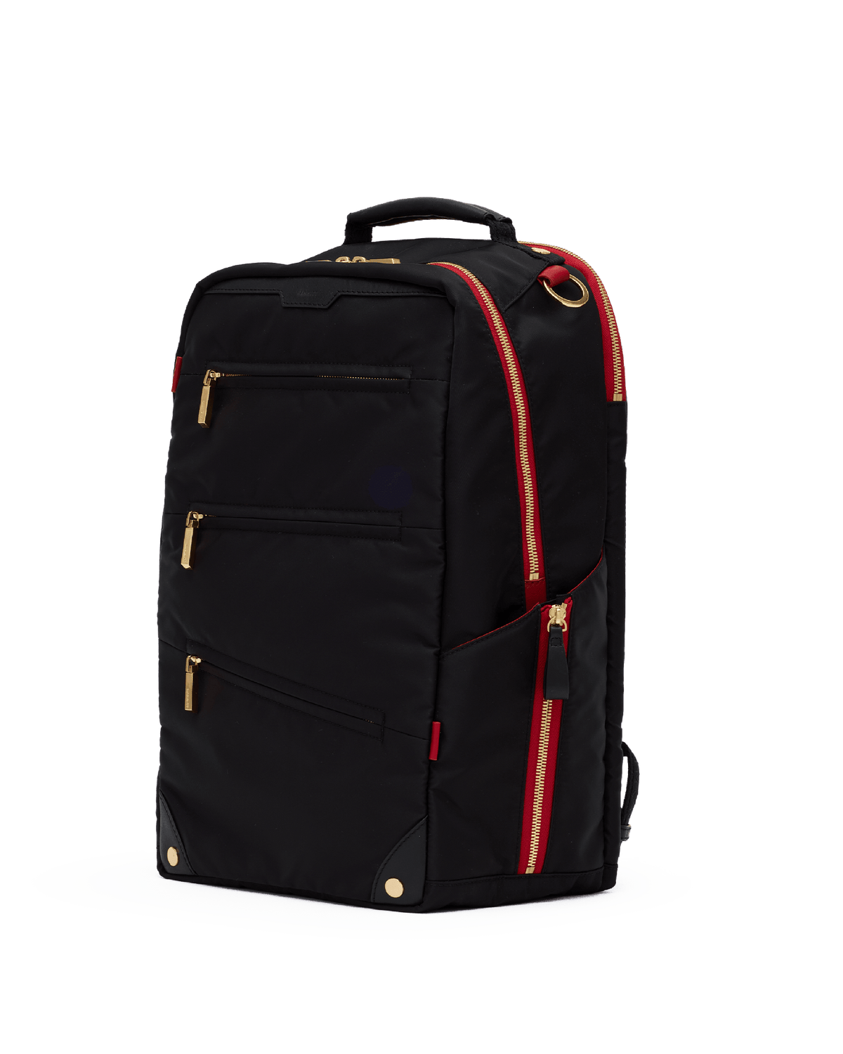 Hammitt Eden Backpack Backpack – Black Nylon/Gold Red Zip