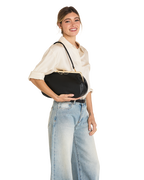 Hammitt Vivienne Large Shoulder Bag – Black/Gold – detail 2