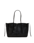 Hammitt Meryl Carryall Tote – Black/Brushed Gold