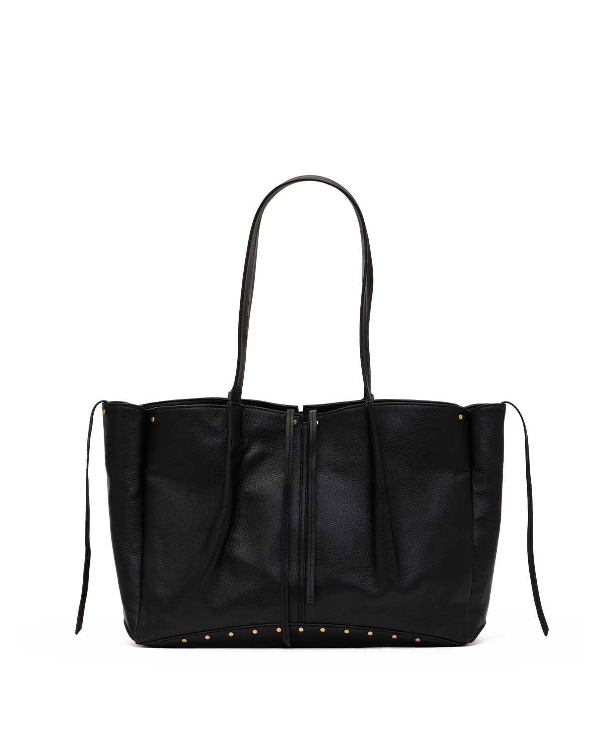 Hammitt Meryl Carryall Tote – Black/Brushed Gold
