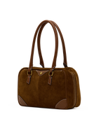 Hammitt Meredith Medium Shoulder Bag – Cinnamon Suede/Antique Gold – detail 5