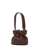 Hammitt Gianna Small Bucket Bag – Quilted Espresso/Brushed Gold – detail 5