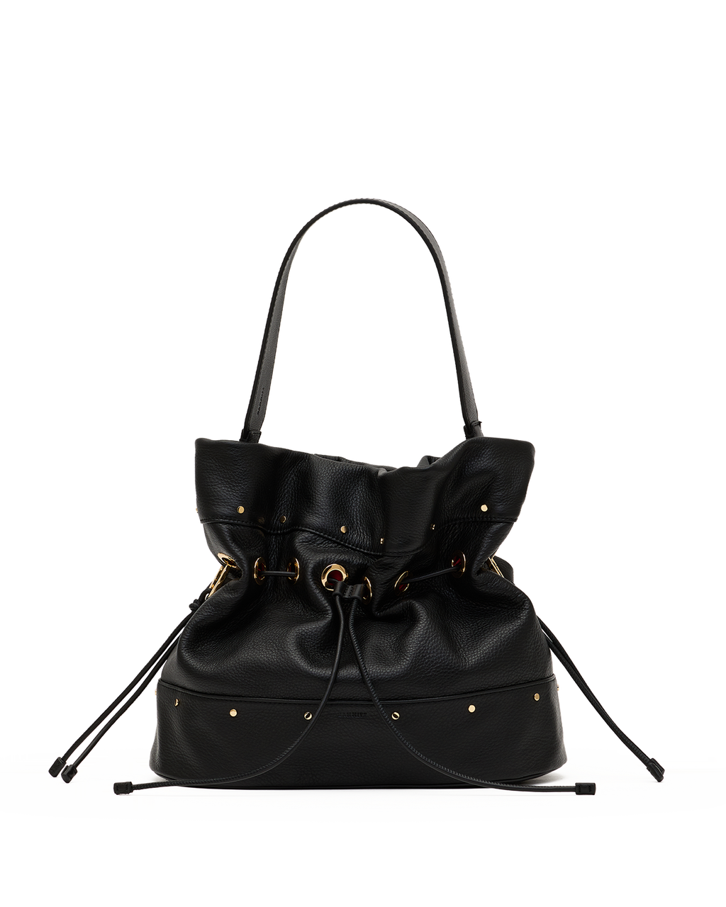 Hammitt Gianna Large Bucket Bag – Black/Gold
