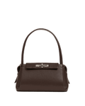 Hammitt Charlotte Medium Shoulder Bag – Espresso Pebble/Silver