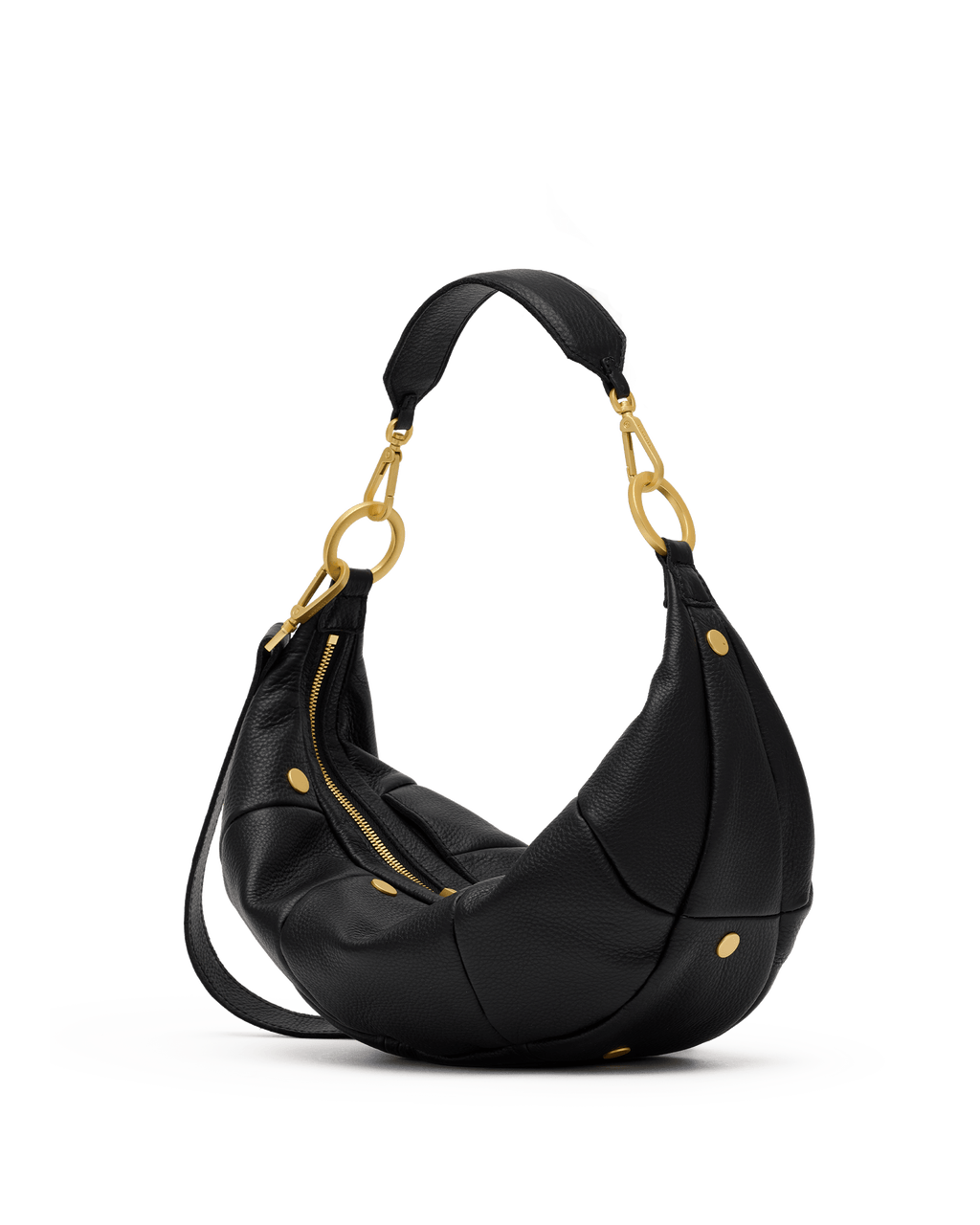 Hammitt Erica Medium Tote – Black/Brushed Gold – detail 5