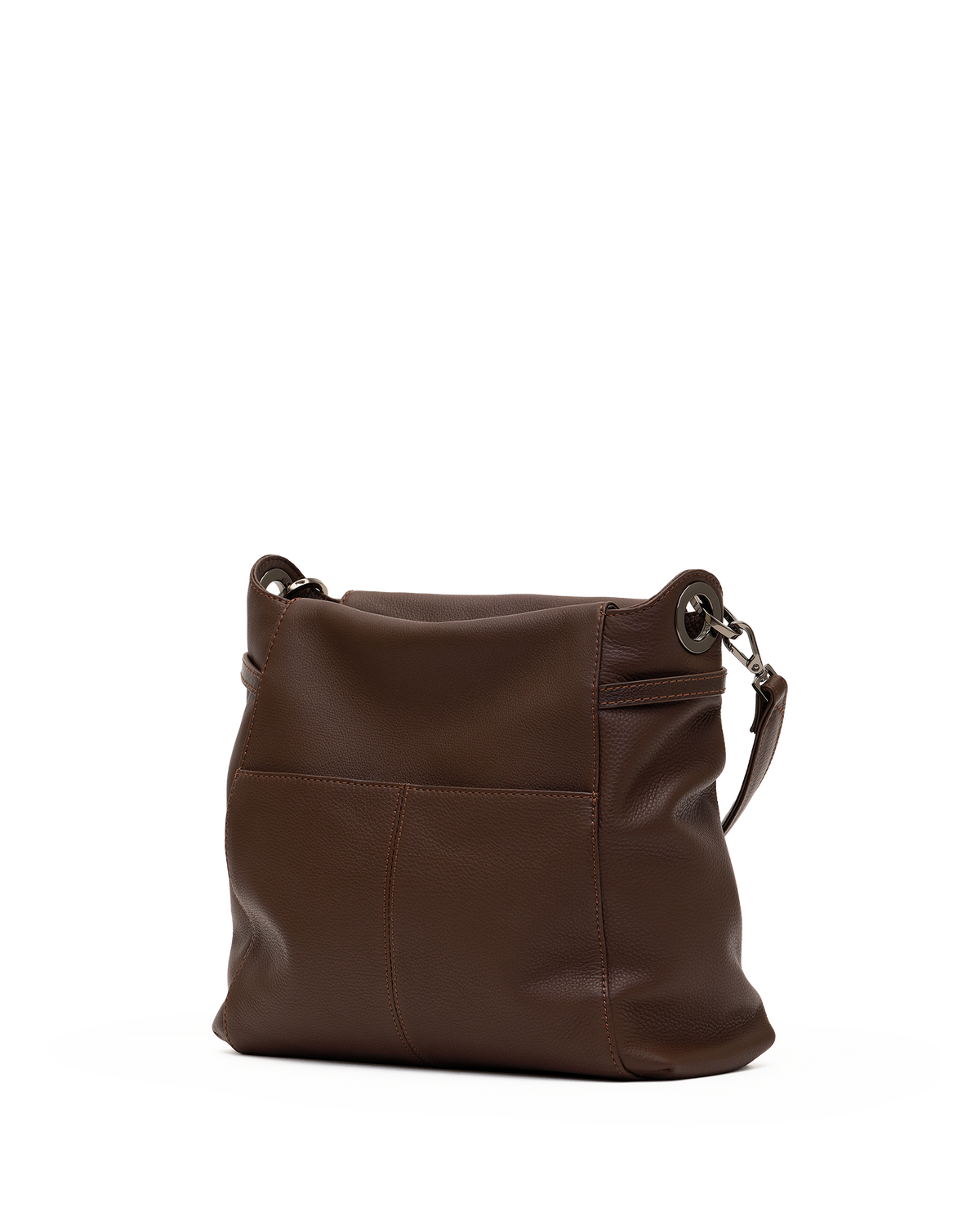 Hammitt Bryant Large Satchel – Belted Espresso/Gunmetal – detail 3