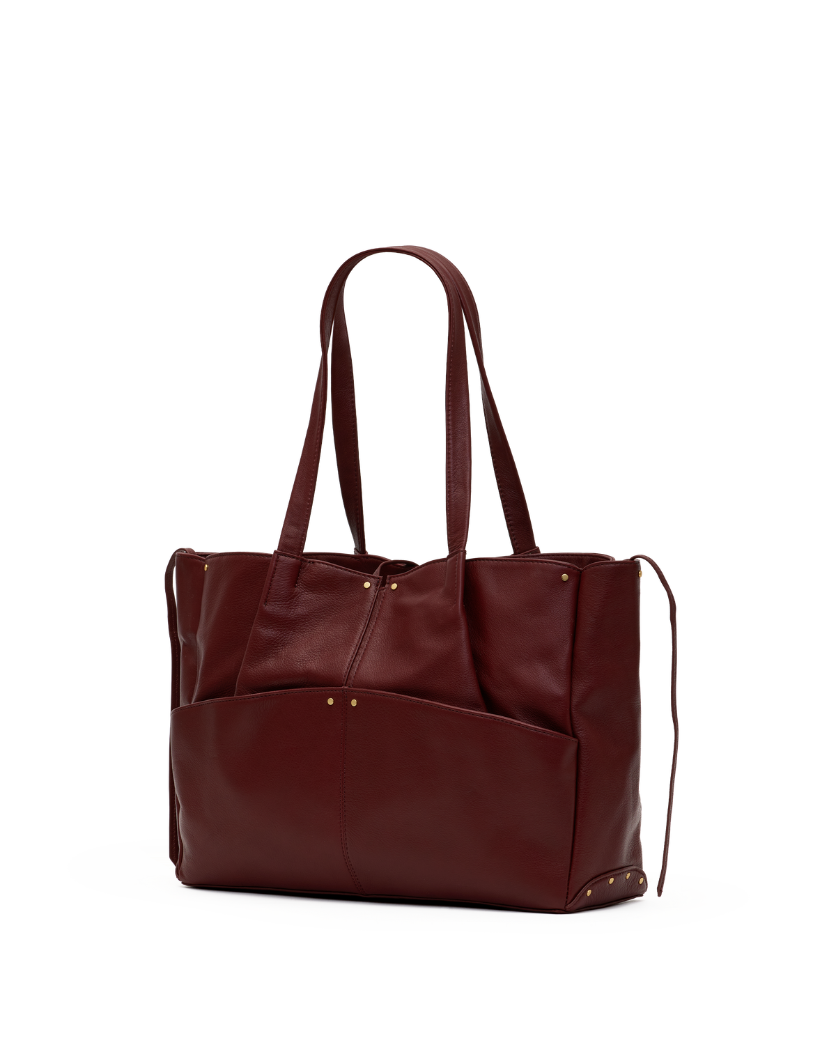 Hammitt Meryl Carryall Tote – Cherrywood Pebble/Brushed Gold – detail 5