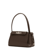 Hammitt Charlotte Medium Shoulder Bag – Espresso Pebble/Silver – detail 4