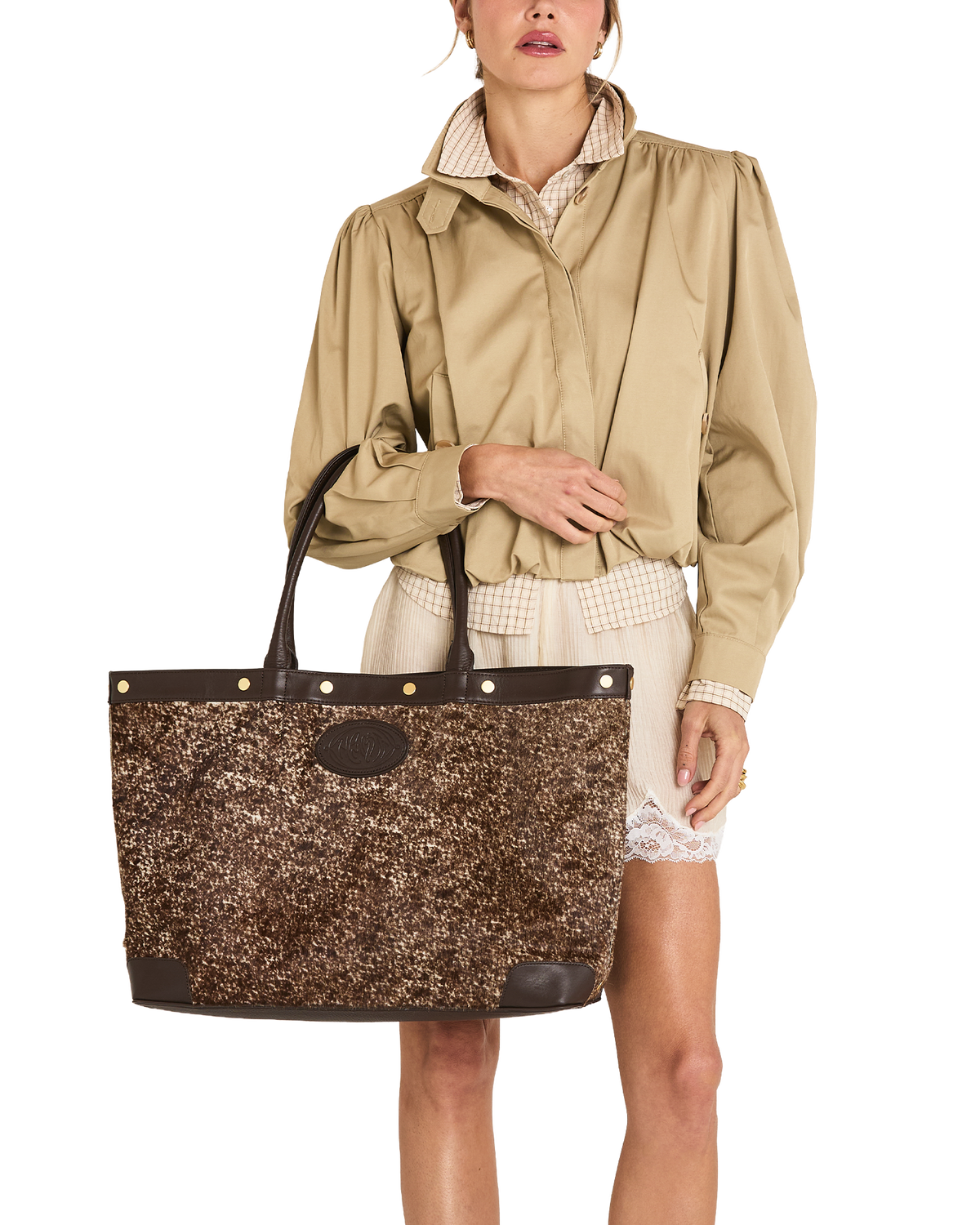 Hammitt Olympia Tote Tote – Speckle Calf/Brushed Gold – detail 2