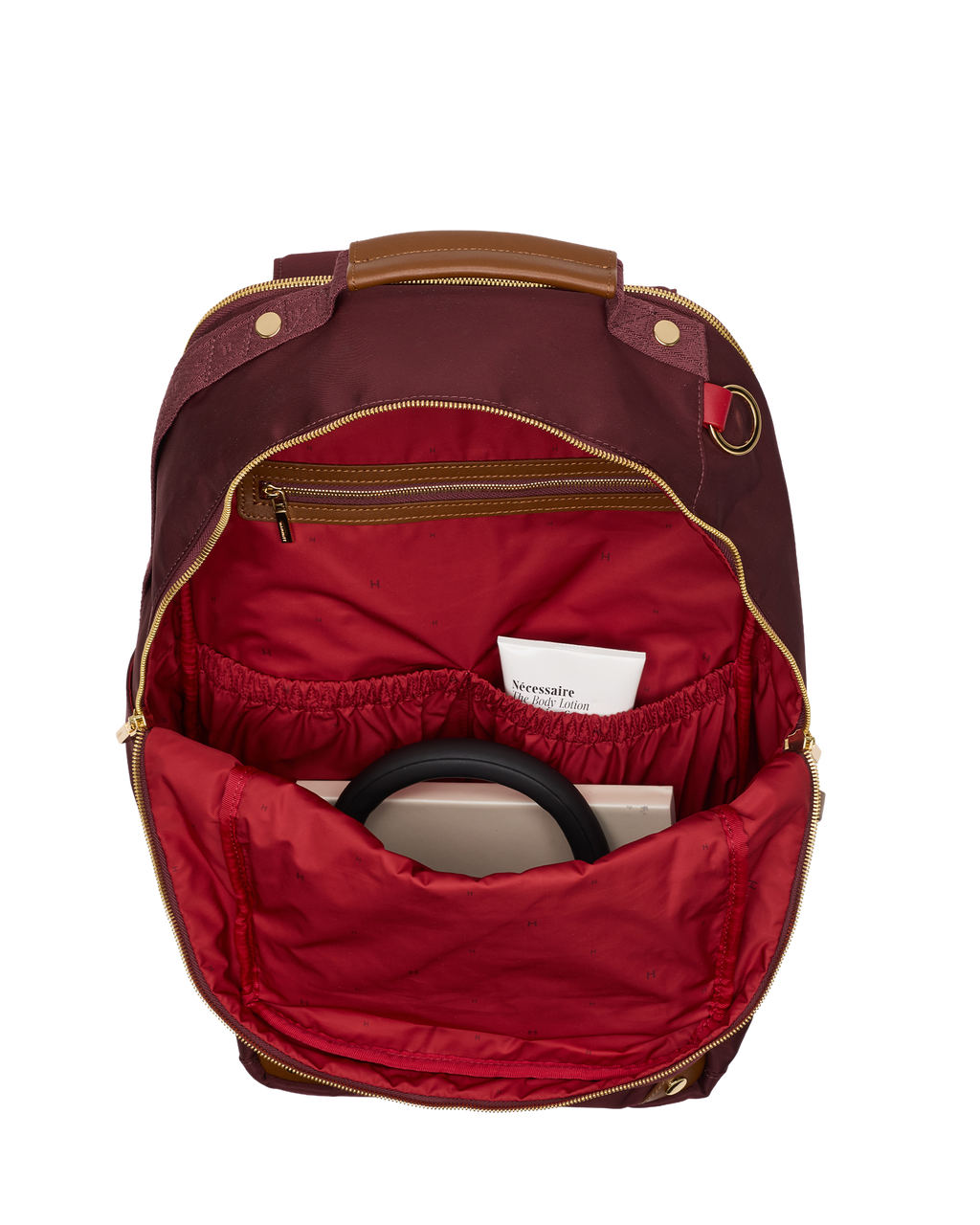 Hammitt Eden Backpack Backpack – Wine Nylon/Gold – detail 4