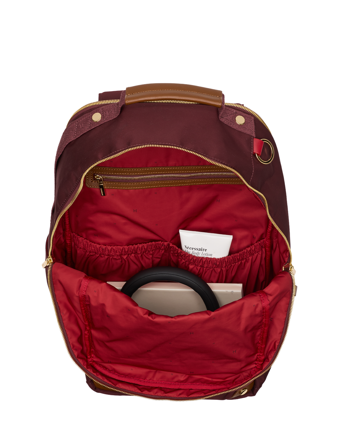 Hammitt Eden Backpack Backpack – Wine Nylon/Gold – detail 4