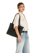 Hammitt Meryl Carryall Tote – Black/Brushed Gold – detail 2
