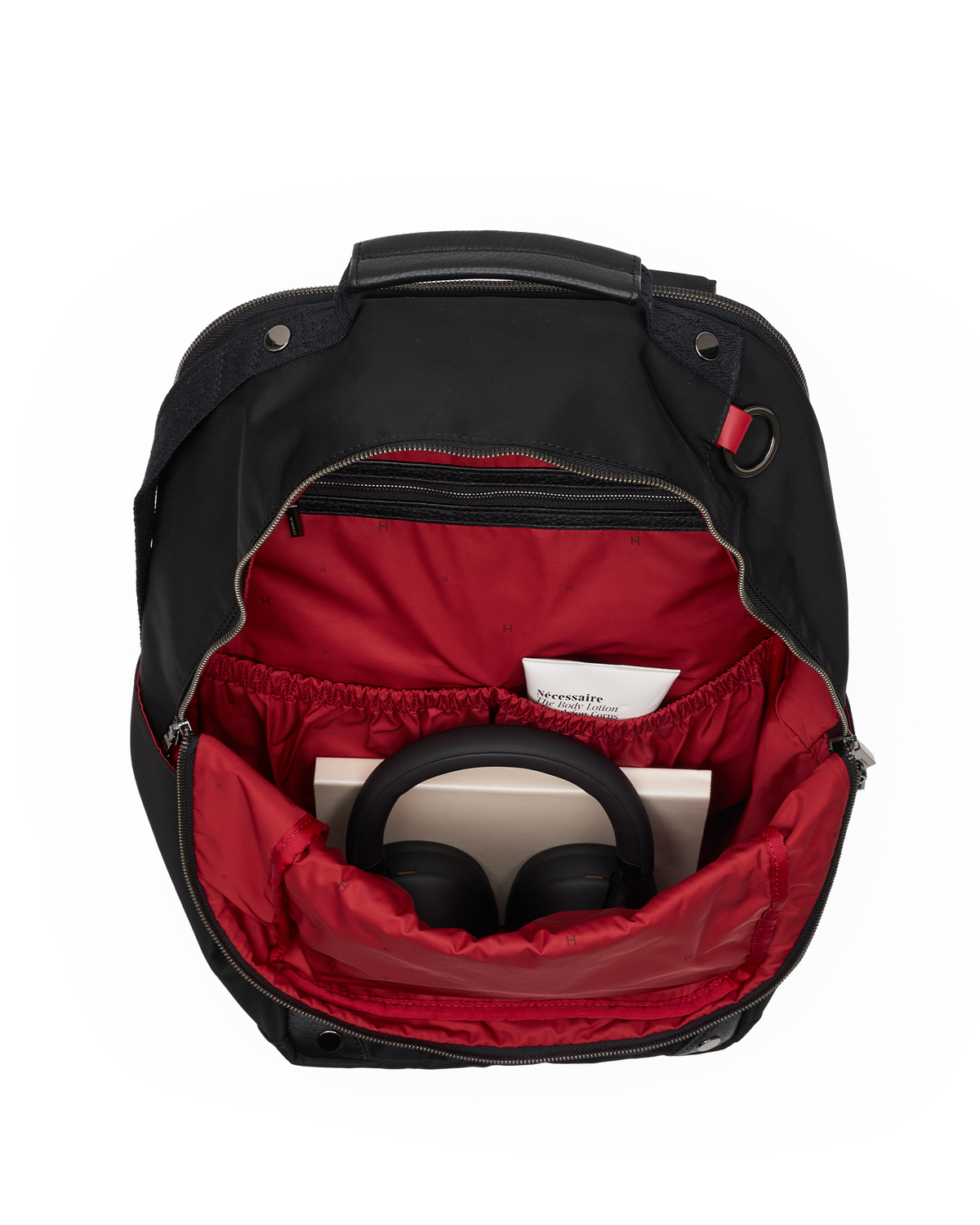 Hammitt Eden Backpack Backpack – Black Nylon/Gunmetal – detail 4
