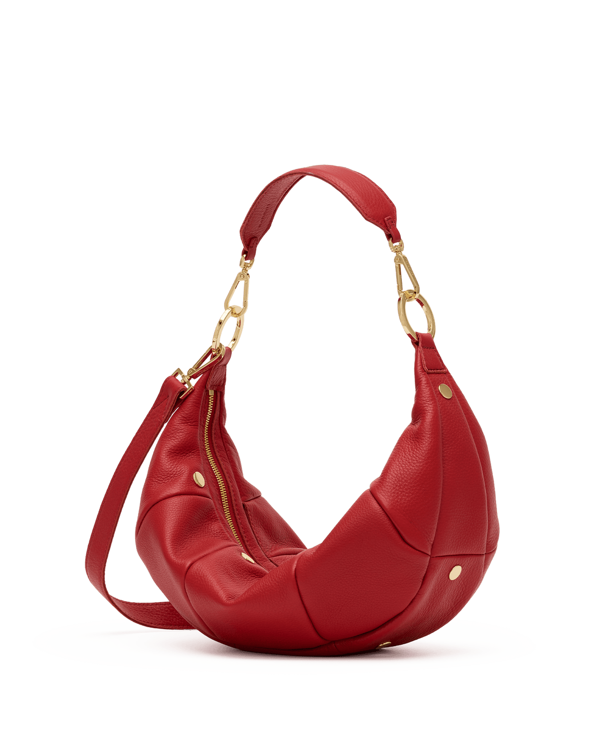 Hammitt Erica Medium Tote – Chili Red/Gold – detail 5