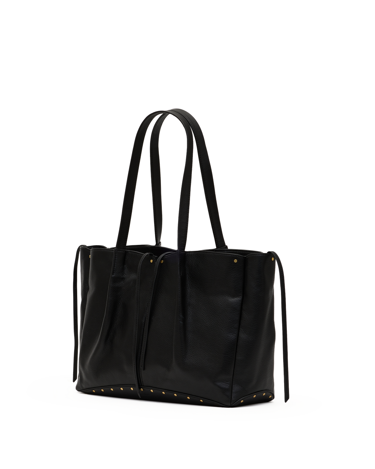 Hammitt Meryl Carryall Tote – Black/Brushed Gold – detail 5