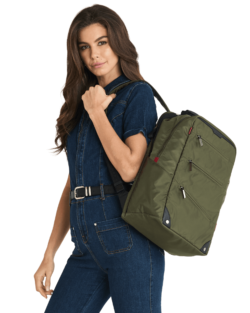 Hammitt Eden Backpack Backpack – Jade Nylon/Gunmetal – detail 2